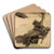 Saved by Winslow Homer Art Drink Coaster set Saved by Winslow Homer Art Drink Coaster set
