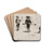 Militairen bij een kanon by Marius Bauer Drink Coasters - set of 4