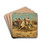 The Charge by Adolf Schreyer Drink Coasters - set of 4