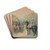 The Duchess Of Kent's State Carriage by Constantin Guys Drink Coasters - set of 4