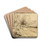 Barbizon Path In The Countryside, Vichy by Jean-Franois Millet Drink Coasters - set of 4