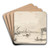 The Island of Burano by Giacomo Guardi Art Drink Coaster set