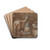 A Barnyard with Goats and a Goatherd by Abraham Bloemaert Drink Coasters - set of 4