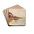 Winterlandschaft by Karl Hagemeister Drink Coasters - set of 4