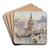 Markt in Rio by Ferdinand Keller Art Drink Coaster set