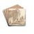 Classical scene by George Knapton Drink Coasters - set of 4