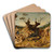 The Misfortunes of Silenus by Piero di Cosimo Art Drink Coaster set