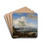 Merry and Rowdy Peasants at an Inn by Philips Wouwerman Drink Coasters - set of 4
