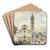 The Cathedral at Trani by Louis Jean Desprez Art Drink Coaster set