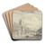 View of the Kloveniersdoelen in Amsterdam by Hendrik Schepper Art Drink Coaster set View of the Kloveniersdoelen in Amsterdam by Hendrik Schepper Art Drink Coaster set