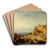 Arcadian Landscape by Bartholomeus Breenbergh Art Drink Coaster set