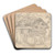 Courtyard of a Swiss Country House by Friedrich Salath Art Drink Coaster set Courtyard of a Swiss Country House by Friedrich Salath Art Drink Coaster set
