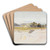 Philae, Egypt by Edward Lear Art Drink Coaster set Philae, Egypt by Edward Lear Art Drink Coaster set
