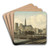 Notre Dame, Paris by August Von Siegen Art Drink Coaster set