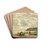 Spiaggia Di Noli by Carlo Follini Drink Coasters - set of 4