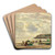 Spiaggia Di Noli by Carlo Follini Art Drink Coaster set