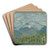 Hilly Landscape by Arnold Peter Weisz-Kubnan Art Drink Coaster set