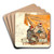 En tyrkisk notarius opstter en gteskabskontrakt by Martinus Rrbye Art Drink Coaster set