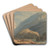 The Entrance into Borrowdale by Francis Towne Art Drink Coaster set