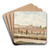 Die Augustinerbastei in Wien by Emil Htter Art Drink Coaster set