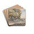 House & Trees by James Miller Drink Coasters - set of 4 House & Trees by James Miller Drink Coasters - set of 4