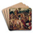 The Golden Calf by Pieter Pourbus Art Drink Coaster set The Golden Calf by Pieter Pourbus Art Drink Coaster set