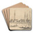 Quinta Valle at Castello by Giacomo Guardi Art Drink Coaster set