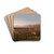 View of Florence by Thomas Cole Drink Coasters - set of 4
