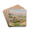 Open River Landscape by Heinrich Bhmer Drink Coasters - set of 4