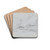 Study for 'White Mountains from North Conway, New Hampshire' (recto) by David Johnson Drink Coasters - set of 4 Study for 'White Mountains from North Conway, New Hampshire' (recto) by David Johnson Drink Coasters - set of 4
