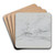 Study for 'White Mountains from North Conway, New Hampshire' (recto) by David Johnson Art Drink Coaster set Study for 'White Mountains from North Conway, New Hampshire' (recto) by David Johnson Art Drink Coaster set
