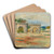 Paysage  Saint-Chamas by Pierre-Auguste Renoir Art Drink Coaster set