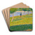 Le Saint-Cyrien by Georges Seurat Art Drink Coaster set
