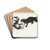 The Cat and the Cock by Arthur Rackham Drink Coasters - set of 4