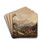 Alpine scene with cattle herders by Jules Coignet Drink Coasters - set of 4 Alpine scene with cattle herders by Jules Coignet Drink Coasters - set of 4