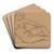 Nu assis by Aristide Maillol Art Drink Coaster set Nu assis by Aristide Maillol Art Drink Coaster set
