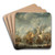 The Battle of Terheide by Jan Abrahamsz Beerstraaten Art Drink Coaster set The Battle of Terheide by Jan Abrahamsz Beerstraaten Art Drink Coaster set