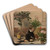Two Children by Jan Verhas Art Drink Coaster set