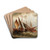 Fishermen at Work by Albert Rieger Drink Coasters - set of 4
