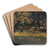 Waldlichtung mit grasenden Schafen by Paul Wilhelm Keller-Reutlingen Art Drink Coaster set Waldlichtung mit grasenden Schafen by Paul Wilhelm Keller-Reutlingen Art Drink Coaster set