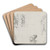 Studieblad, onder andere met militairen by Marius Bauer Art Drink Coaster set