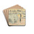 Untitled 18 by Edvard Munch Drink Coasters - set of 4