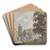 Church at Marlylebone by James Miller Art Drink Coaster set Church at Marlylebone by James Miller Art Drink Coaster set