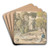 Rowlandson sketching by Thomas Rowlandson Art Drink Coaster set
