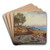 Corfu from Ascension 2 by Edward Lear Art Drink Coaster set Corfu from Ascension 2 by Edward Lear Art Drink Coaster set