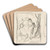 Two studies for a figure composition, including three women and a child by Narcisse-Virgile Diaz de La Pea Art Drink Coaster set
