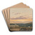 The Shepherd - Evening by Francis Oliver Finch Art Drink Coaster set