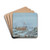 Venice; The Bucintoro on the lagoon by Giacomo Guardi Drink Coasters - set of 4