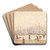 Street scene by Pietro Scoppetta Art Drink Coaster set Street scene by Pietro Scoppetta Art Drink Coaster set