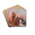 A rest in the desert by Otto Pilny Drink Coasters - set of 4 A rest in the desert by Otto Pilny Drink Coasters - set of 4